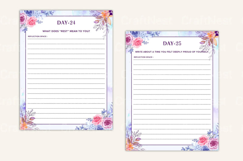 Daily Self-Care Prompts for Personal Wellbeing - CraftNest - Digital Crafting and Art