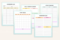 Student Success Planner Organizer - CraftNest - Digital Crafting and Art