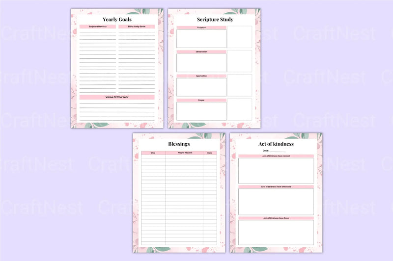 Bible Prayer Guide - CraftNest - Digital Crafting and Art