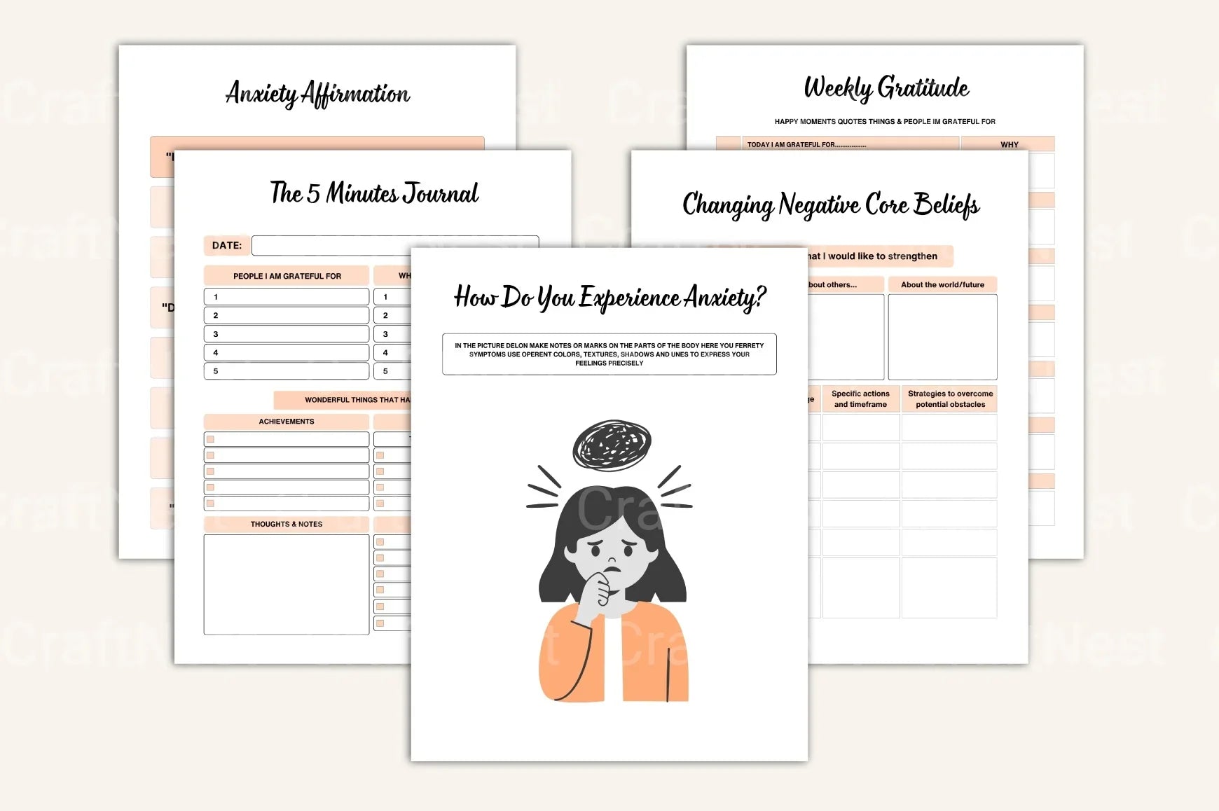 Burnout Recovery Workbook Guide - CraftNest - Digital Crafting and Art