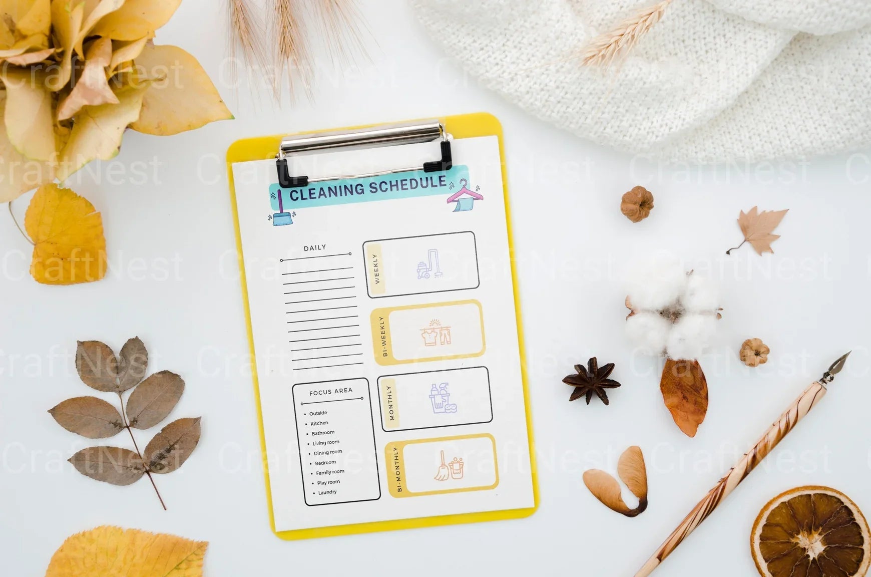Declutter Workbook Guide - CraftNest - Digital Crafting and Art