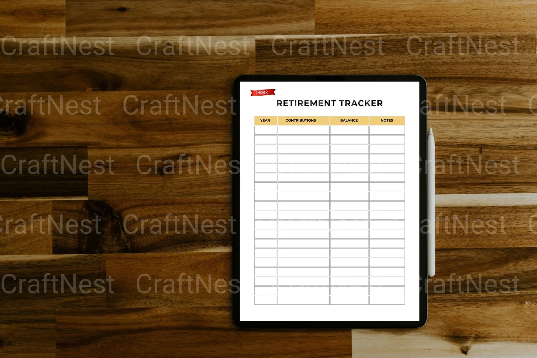 Savings Expense Tracker Tool - CraftNest - Digital Crafting and Art