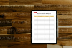 Savings Expense Tracker Tool - CraftNest - Digital Crafting and Art