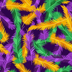 Mardi Gras Seamless Digital Paper - CraftNest - Digital Crafting and Art