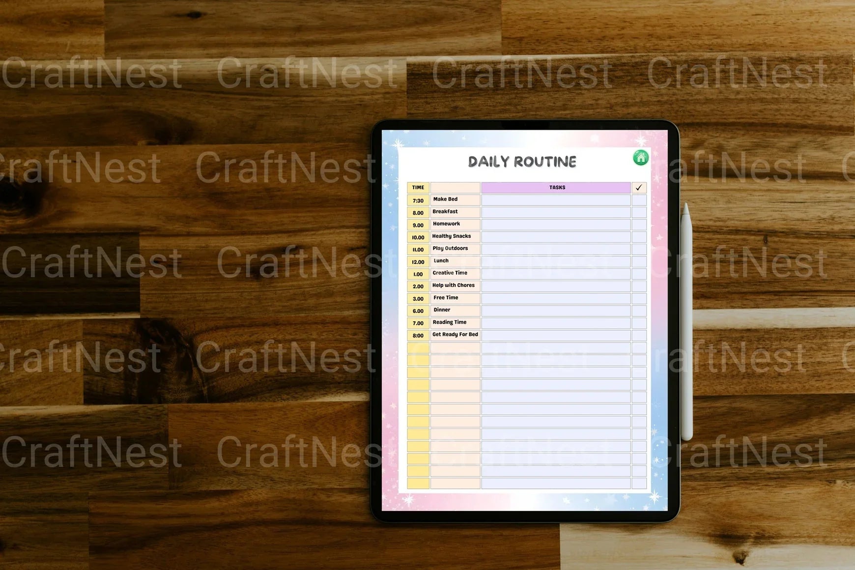 Kids Task Reward Charts for Motivation and Organization - CraftNest - Digital Crafting and Art