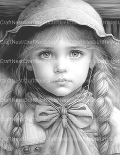 Country Girl Coloring Book - CraftNest - Digital Crafting and Art