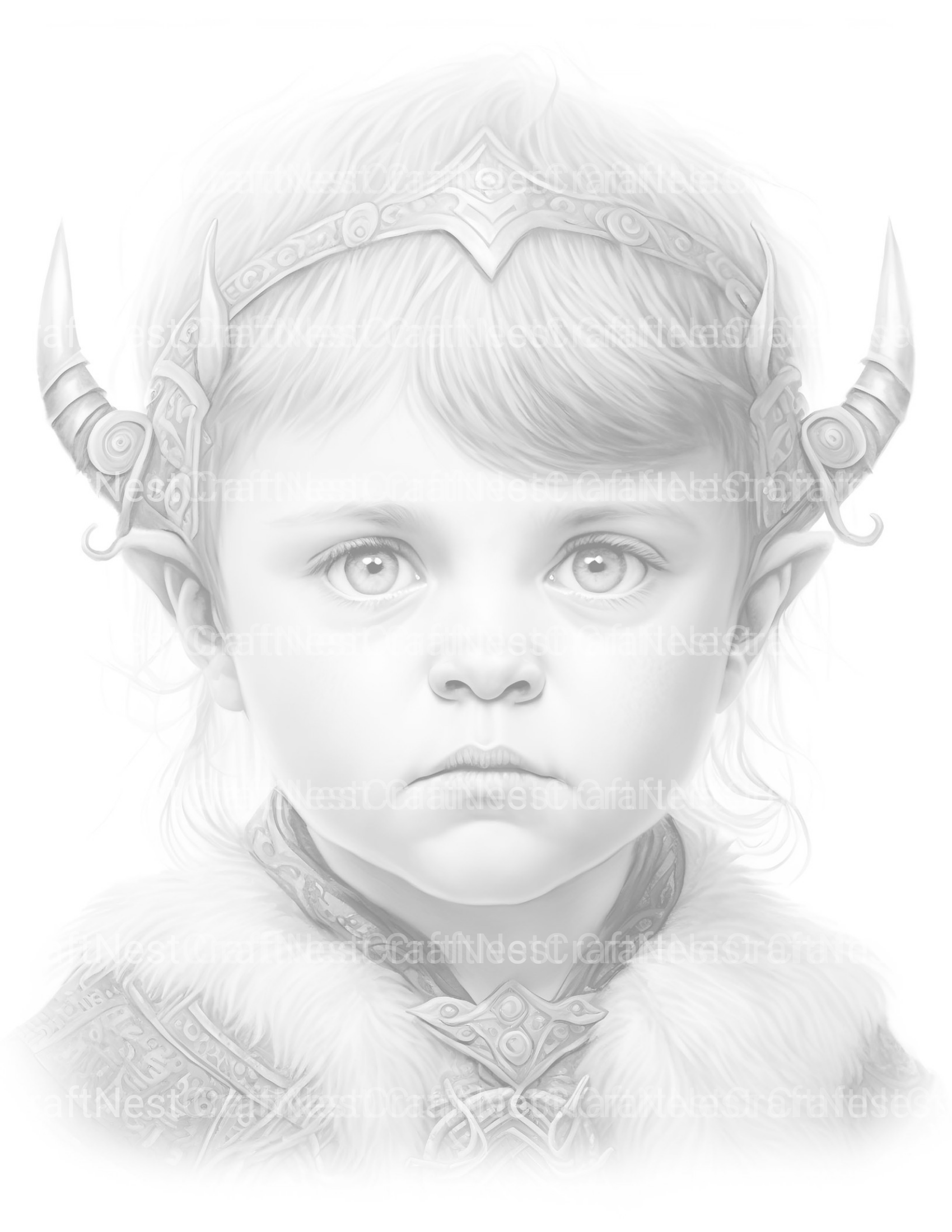 Winter Girl Coloring Book 2 - CraftNest - Digital Crafting and Art