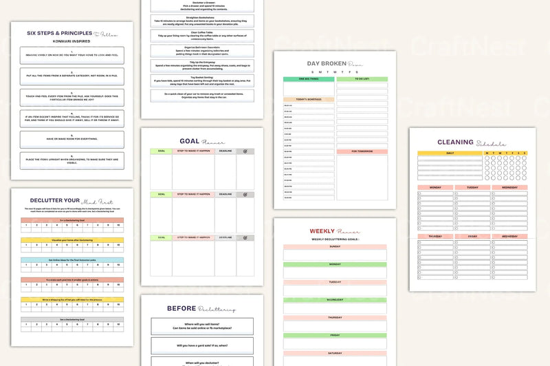 Organization Decluttering Guide - CraftNest - Digital Crafting and Art