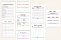 Craft Business Planner Guide - CraftNest - Digital Crafting and Art