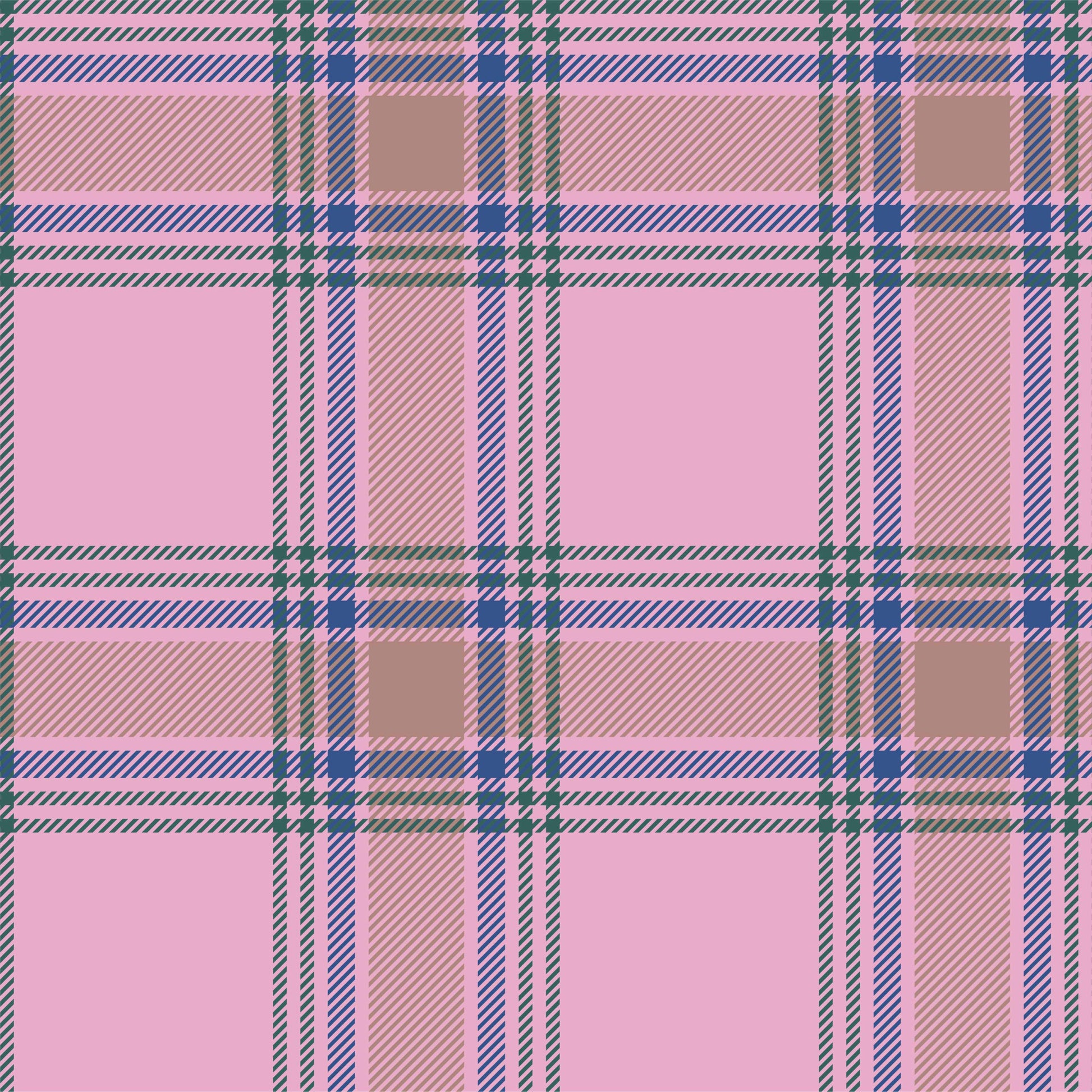 Pink Tartan Seamless Digital Paper - CraftNest - Digital Crafting and Art