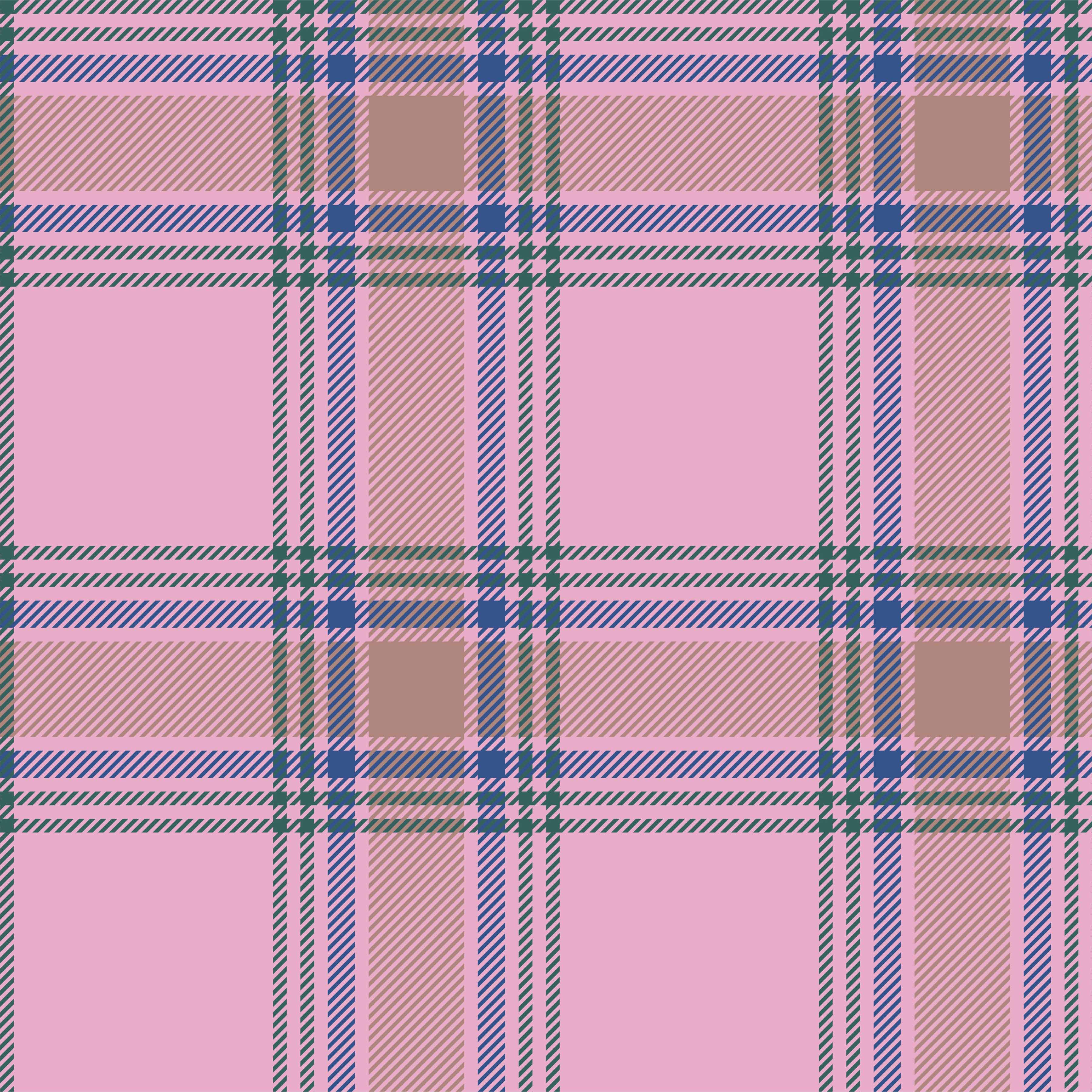 Pink Tartan Seamless Digital Paper - CraftNest - Digital Crafting and Art