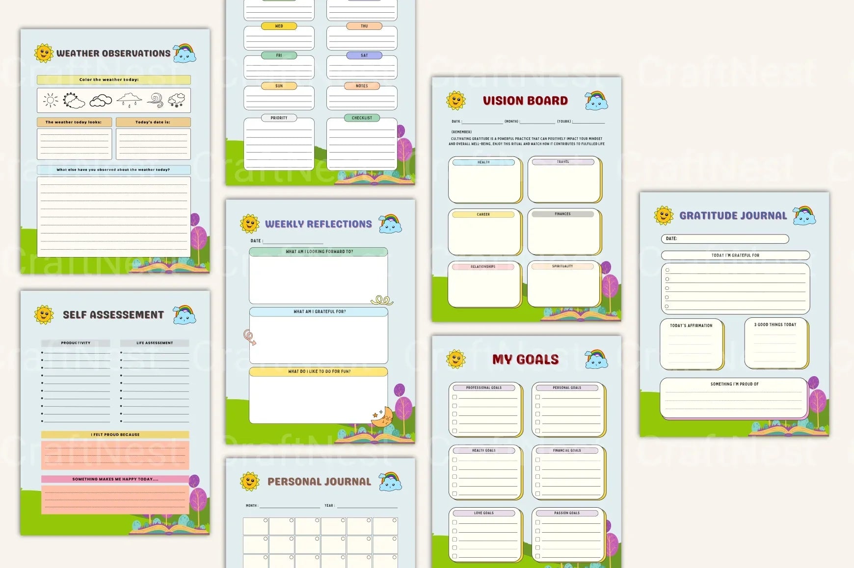 My Daily Routine for Kids - CraftNest - Digital Crafting and Art