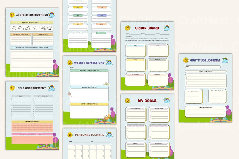 My Daily Routine for Kids - CraftNest - Digital Crafting and Art