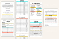 Tax Return Binder for Organized Filing - CraftNest - Digital Crafting and Art
