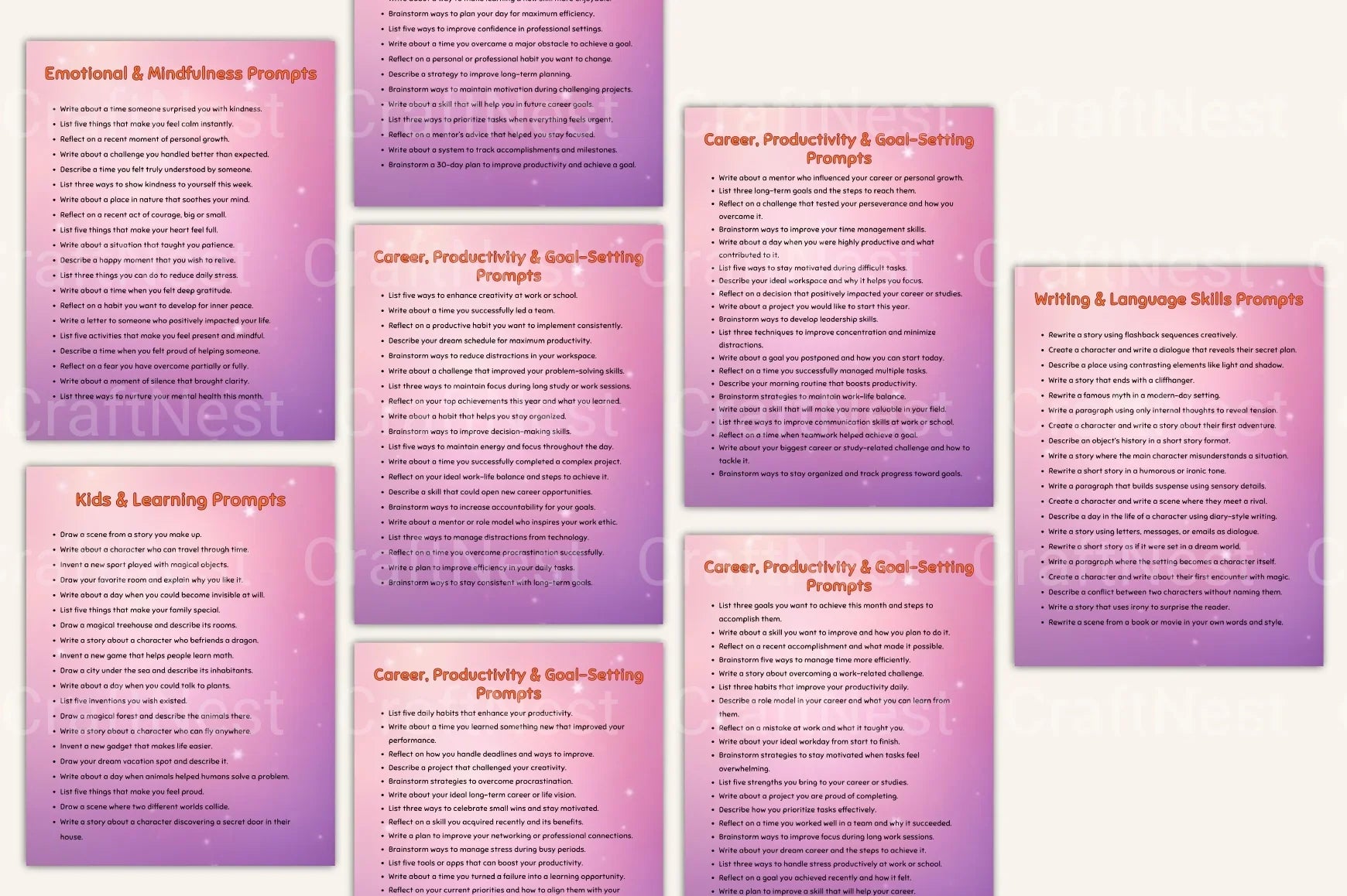 The Ultimate Creative Prompts Library - CraftNest - Digital Crafting and Art