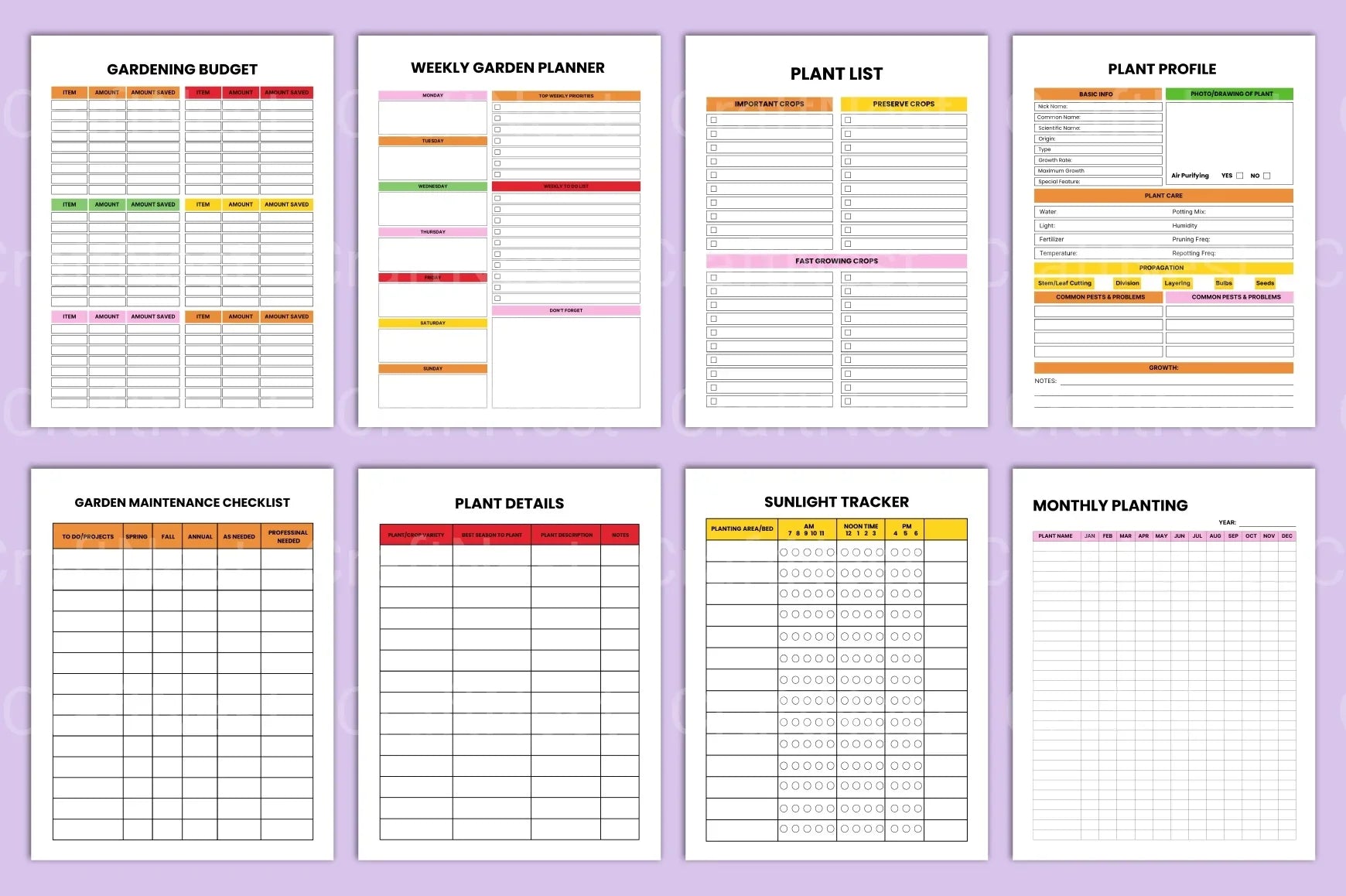 Garden Planner Guide - CraftNest - Digital Crafting and Art