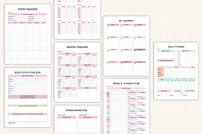 Ultimate Wellness Fitness Guide - CraftNest - Digital Crafting and Art