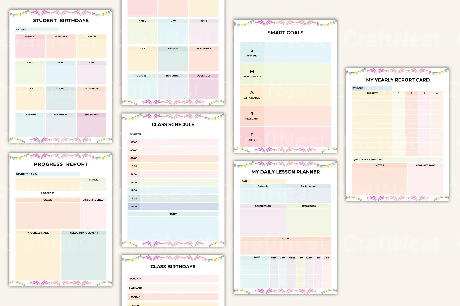 Teacher Planner: Organize Your Classroom Efficiently - CraftNest - Digital Crafting and Art