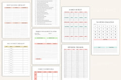 Ultimate House Management Binder for Organization - CraftNest - Digital Crafting and Art