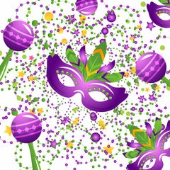 Mardi Gras Seamless Digital Paper - CraftNest - Digital Crafting and Art