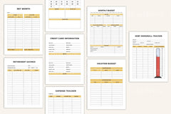Savings Expense Tracker Tool - CraftNest - Digital Crafting and Art