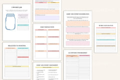 Therapy Worksheet Mega Pack - CraftNest - Digital Crafting and Art
