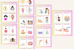 Shower Sequence Cards for Boys - CraftNest - Digital Crafting and Art