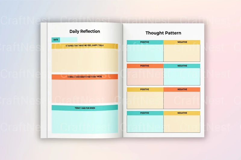 Mental Health Workbook for Personal Growth - CraftNest - Digital Crafting and Art