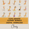 Giraffe Clipart Bundle