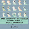 Baby Dinosaurs Clipart Bundle