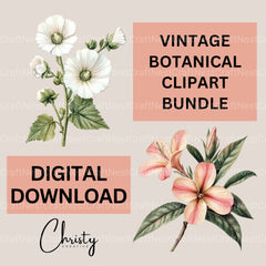 Vintage Botanical Clipart Bundle - CraftNest - Digital Crafting and Art