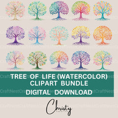 Tree Of Life Clipart Bundle - CraftNest - Digital Crafting and Art