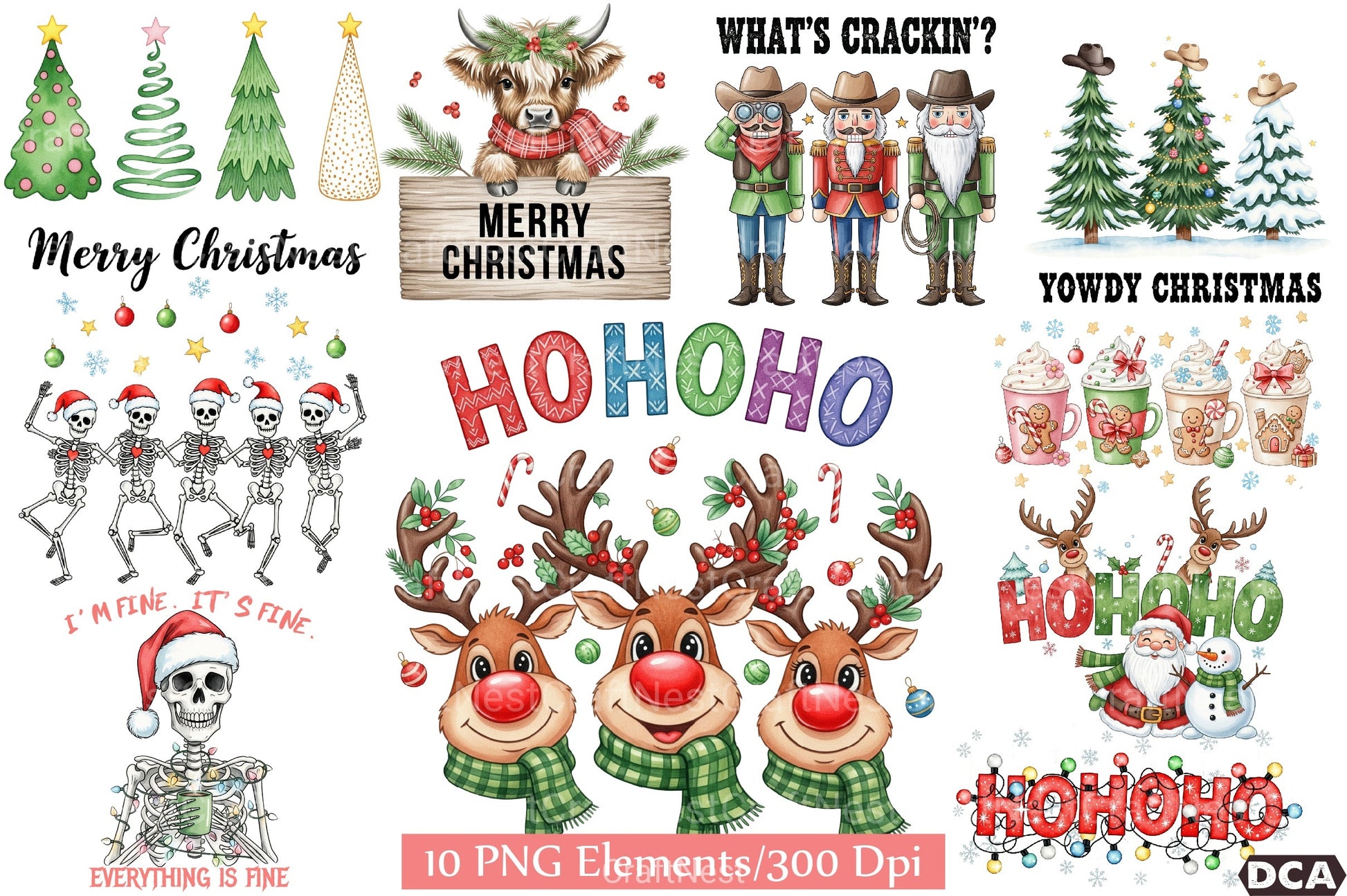 Christmas Clipart Bundle 29 - CraftNest - Digital Crafting and Art