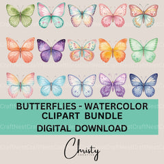 Butterflies Clipart Bundle 5 - CraftNest - Digital Crafting and Art