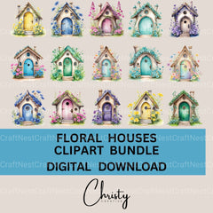Houses Clipart Bundle 3 - CraftNest - Digital Crafting and Art