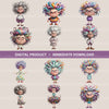 Grumpy Old Lady Clipart Bundle