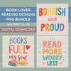 Book Shirt Designs Clipart Bundle