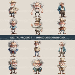 Grumpy Old Man Clipart Bundle - CraftNest - Digital Crafting and Art