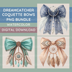 Dreamcatcher Bows Clipart Bundle - CraftNest - Digital Crafting and Art