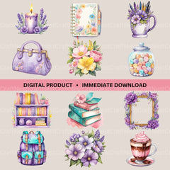 Girl Things Clipart Bundle - CraftNest - Digital Crafting and Art