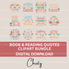 Book Quotes Clipart Bundle