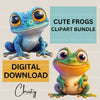 Frogs Clipart Bundle