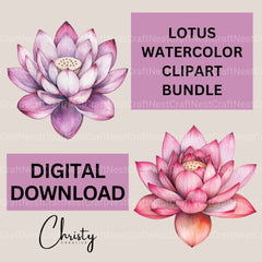 Lotus Clipart Bundle - CraftNest - Digital Crafting and Art