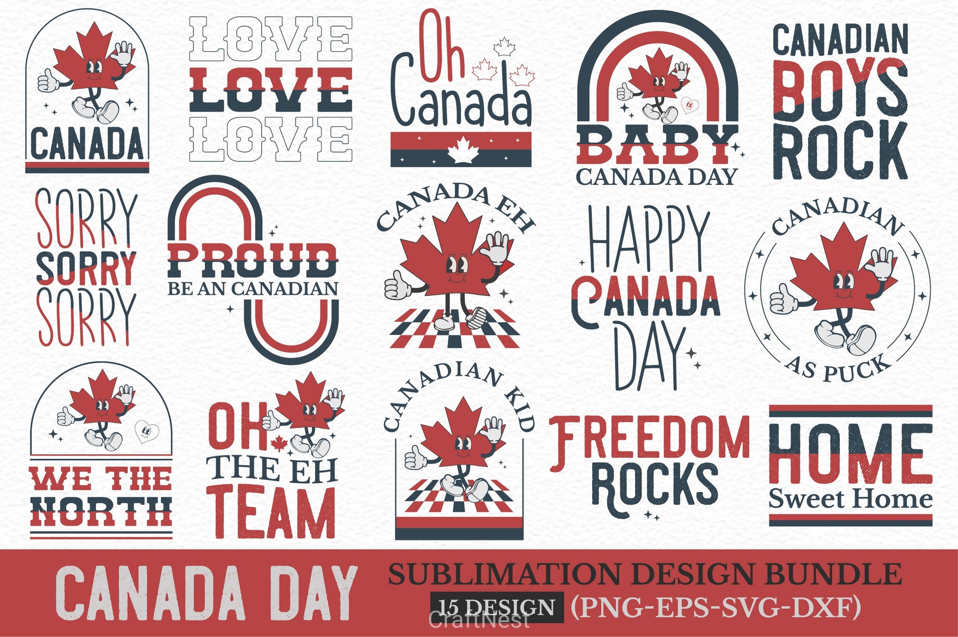 Canada SVG Bundle 34 - CraftNest - Digital Crafting and Art