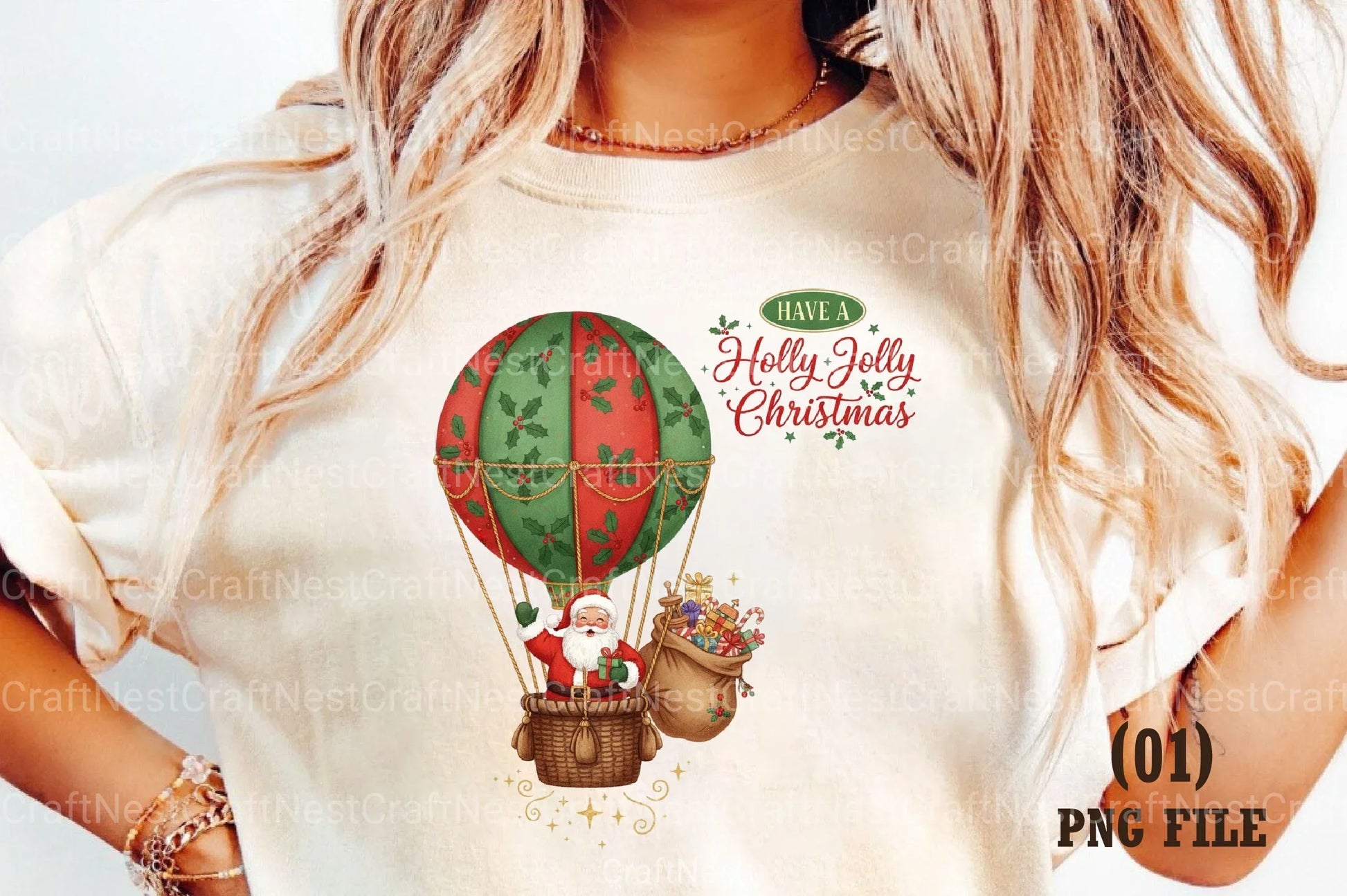 Retro Christmas Clipart Bundle: Have a Holly Jolly Christmas - CraftNest - Digital Crafting and Art