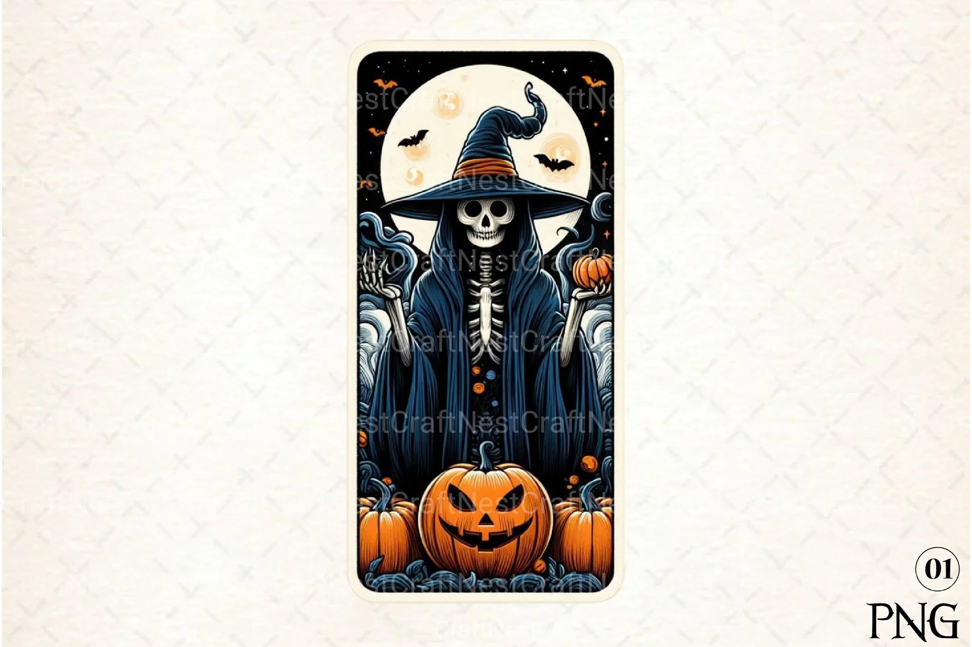 Halloween Tarot Card Clipart Bundle 27 - CraftNest - Digital Crafting and Art