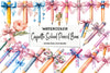 Coquette School Pencil Bow Clipart Bundle 36