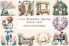 Cozy Romantic Spring Clipart Bundle