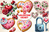Valentine Heart Romantic Love Clipart Bundle