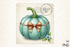 Pumpkin Postage Stamp Clipart Bundle 3